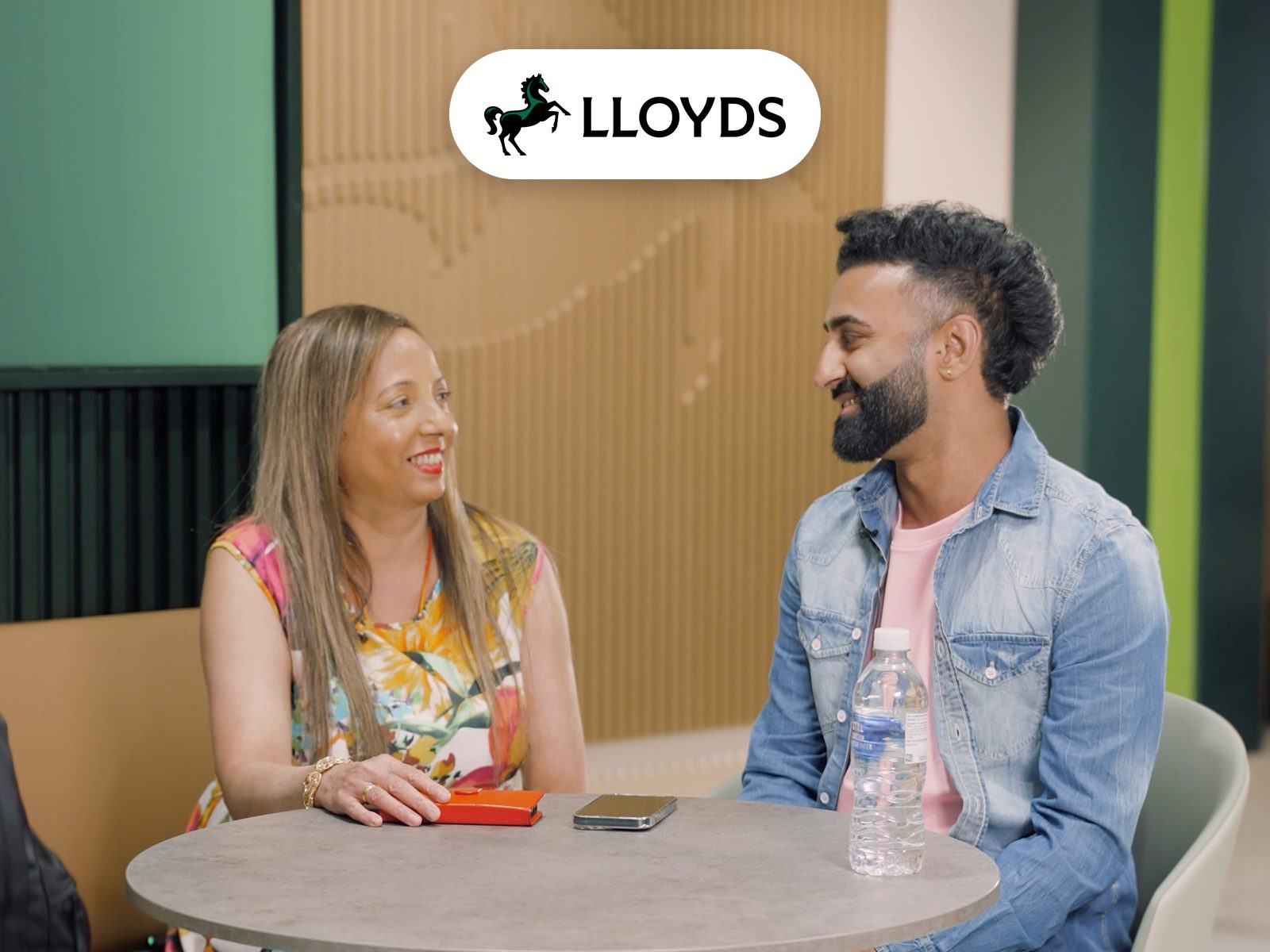 Overheard in Lloyds: stills from three vertical films shot in a Lloyds branch